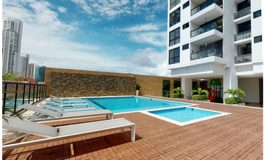 SE ALQUILA APARTAMENTO EN BELLA VISTA  PH BALBOA BAY CON LINEA BLANCA