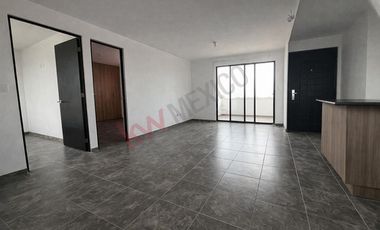 Departamento nuevo semiamueblado en renta,  Ubicado en fraccionamiento La Loma, en Mexquitic de Carmona