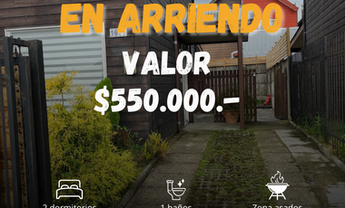 CASA EN ARRIENDO SECTOR BOSQUEMAR