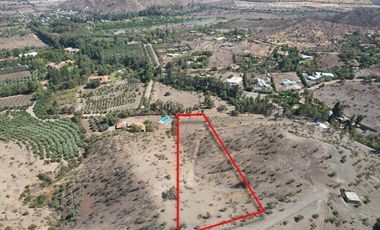 VENTA PROYECTO CASA, en parcela con terreno de 9.000mts2, vista 360° Hacie Chacabuco