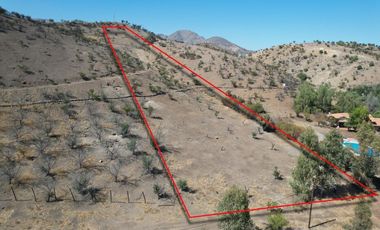 VENTA PROYECTO CASA, en parcela con terreno de 9.000mts2, vista 360° Hacie Chacabuco