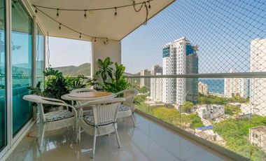 Apartamento en el prado Vista al mar y a la marina Santa marta 005