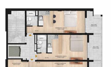 VENTA DEPARTAMENTO 3 DORMITORIOS PISO EXCLUSIVO AL FRENTE CON PARRILLERO