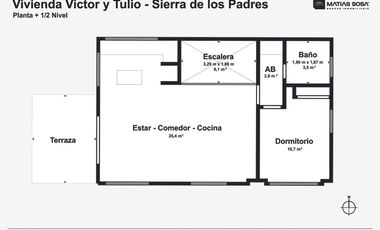 Venta - Casa 3 Ambientes con Diseño Único - Sierra de los Padres