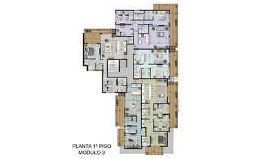 Venta en obra, Tigre, Excelente departamento 3 dormitorios y 2 baños, balcón aterrazado