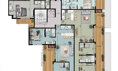 Venta en obra, Tigre, Excelente departamento 3 dormitorios y 2 baños, balcón aterrazado