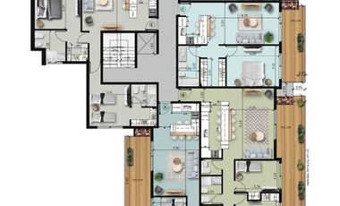 Venta en obra, Tigre, Excelente departamento 3 dormitorios y 2 baños, balcón aterrazado