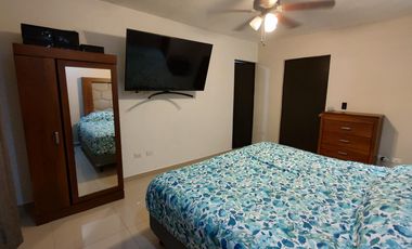 Casa de 3 niveles en renta equipada y amueblada en Residencial Valterra, Apodaca