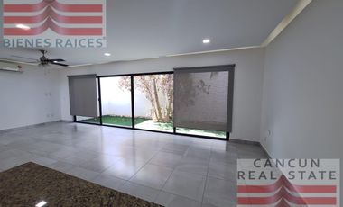 Casa en Renta, 3 habitaciones, Residencial Aqua, Cancún.