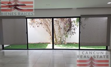 Casa en Renta, 3 habitaciones, Residencial Aqua, Cancún.