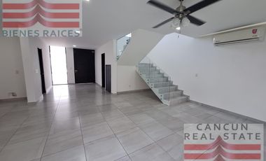 Casa en Renta, 3 habitaciones, Residencial Aqua, Cancún.
