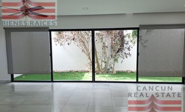 Casa en Renta, 3 habitaciones, Residencial Aqua, Cancún.