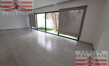 Casa en Renta, 3 habitaciones, Residencial Aqua, Cancún.