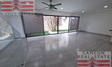 Casa en Renta, 3 habitaciones, Residencial Aqua, Cancún.