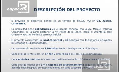 BODEGA EN RENTA EN CD JUAREZ