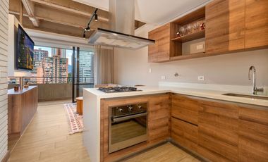 Apartaestudio para la renta amoblada en ciudad del río, piso 11