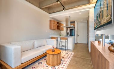 Apartaestudio para la renta amoblada en ciudad del río, piso 11