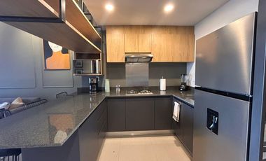 Departamento amueblado en renta Torre Bikia