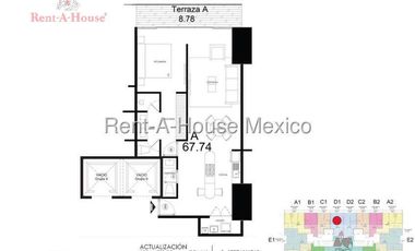 Departamento en Venta en Cuauhtémoc, Hipodromo Condesa RT 25-2453.