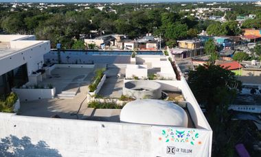 VENTA DEPARTAMENTOS TEMAZCAL GYM COWORKING CENTRO TULUM  CANCHA MAYA