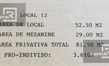 LOCAL EN VENTA YA RENTADO EN PLAZA QUINTAS SOBRE ORTIZ MENA