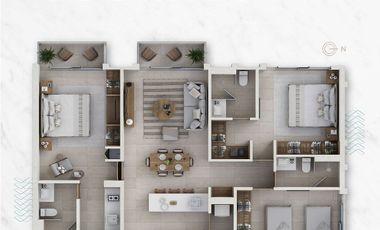 Departamentos en Preventa en Puerto Vallarta en The Lighthouse.