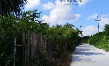 TERRENO CON FRENTE DE PLAYA EN MAHAHUAL
