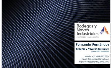 Bodega nueva en renta La Aurora en Aguascalientes