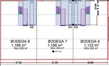 Bodega en renta de 1,367 m2 en Tlalnepantla