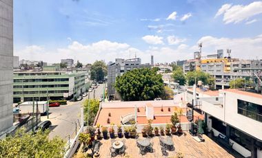 RENTA DE OFICINA EN ESQUINA EN EJE CENTRAL AV. LAZARO CARDENAS ZONA CENTRO