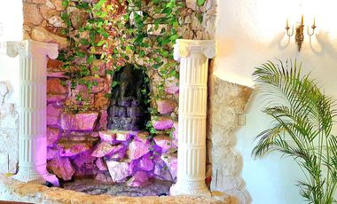 Castillo de Amor,  Casa amplia de 2 habitaciones  con estilo único a solo 200 m de la Playa en Playacar fase 1 P4491