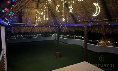 Castillo de Amor,  Casa amplia de 2 habitaciones  con estilo único a solo 200 m de la Playa en Playacar fase 1 P4491