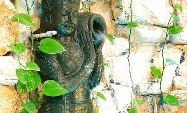 Castillo de Amor,  Casa amplia de 2 habitaciones  con estilo único a solo 200 m de la Playa en Playacar fase 1 P4491