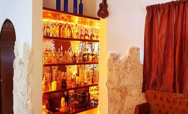 Castillo de Amor,  Casa amplia de 2 habitaciones  con estilo único a solo 200 m de la Playa en Playacar fase 1 P4491