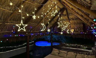 Castillo de Amor,  Casa amplia de 2 habitaciones  con estilo único a solo 200 m de la Playa en Playacar fase 1 P4491