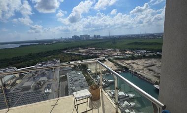 Departamento en Renta, 2 habitaciones, Marina Condos and Canal Homes, Puerto Cancún