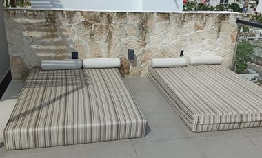 DEPARTAMENTO EN RENTA A 2 CUADRAS DE LA 5TA EN COSMOS 42 EN PLAYA DEL CAREMEN