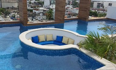 DEPARTAMENTO EN RENTA A 2 CUADRAS DE LA 5TA EN COSMOS 42 EN PLAYA DEL CAREMEN