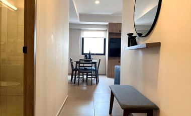Departamento amueblado en renta en Punta Mayor zona Norte frente a plaza Mayor
