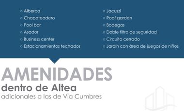 Departamento en renta en Altea, Via Cumbres, Huayacan