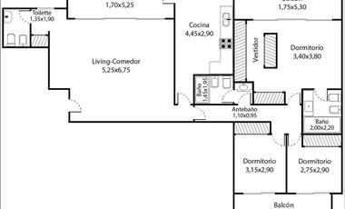 Departamento 4 Ambientes Venta Ramos Mejía 2 Coch.