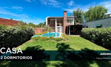 VENTA CASA FIN DE SEMANA - 2 DORMITORIOS - ANDINO