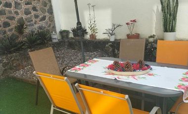 Casa en condominio AMUEBLADA en Lomas de Cortes, Cuernavaca Morelos.