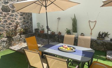 Casa en condominio AMUEBLADA en Lomas de Cortes, Cuernavaca Morelos.