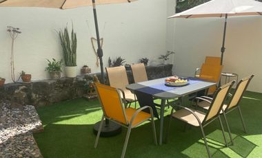 Casa en condominio AMUEBLADA en Lomas de Cortes, Cuernavaca Morelos.