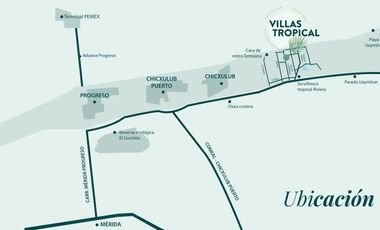 Villa en Renta en la playa de Chicxulub Puerto Totalmente Amueblada cerca del MAR