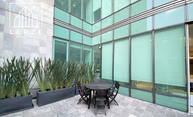 Oficina de 106 m2 en Renta con Terraza en Santa Fe. D