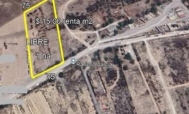 TERRENO INDUSTRIAL EN RENTA EN SALINAS VICTORIA N.L.