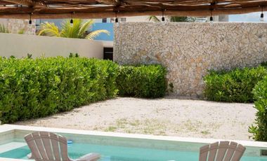 Hermosa Villa en Renta en Chicxulub Puerto Yucatan AMUEBLADA cerca del MAR