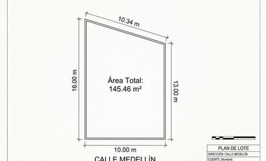 VENTA DE TERRENO EN ROMA NORTE